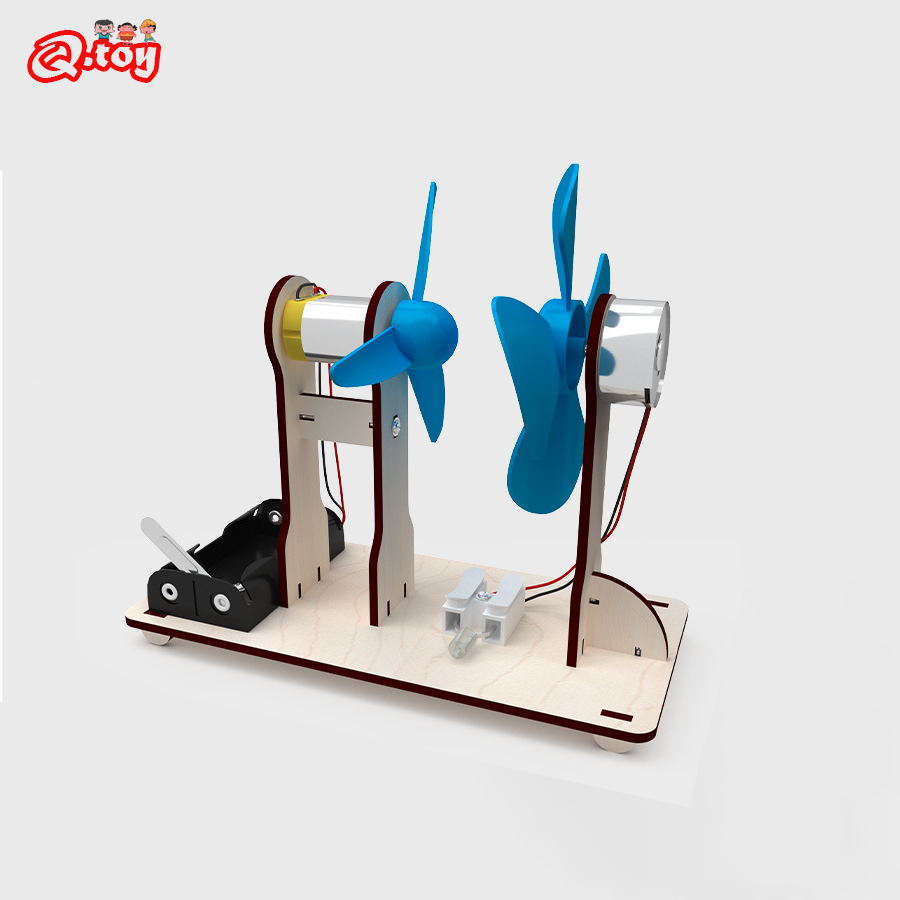 Science Project Kit - DIY windbetriebenes Generatormodell STEM Technologia Wissenschaftsspielzeug