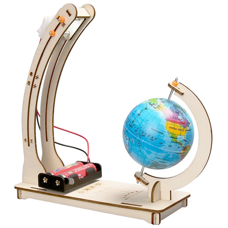 Science Project Kit - STEM Wissenschafts-Experimentier-Set Erde Tag-Nacht-Zyklus Simulation DIY-Modell