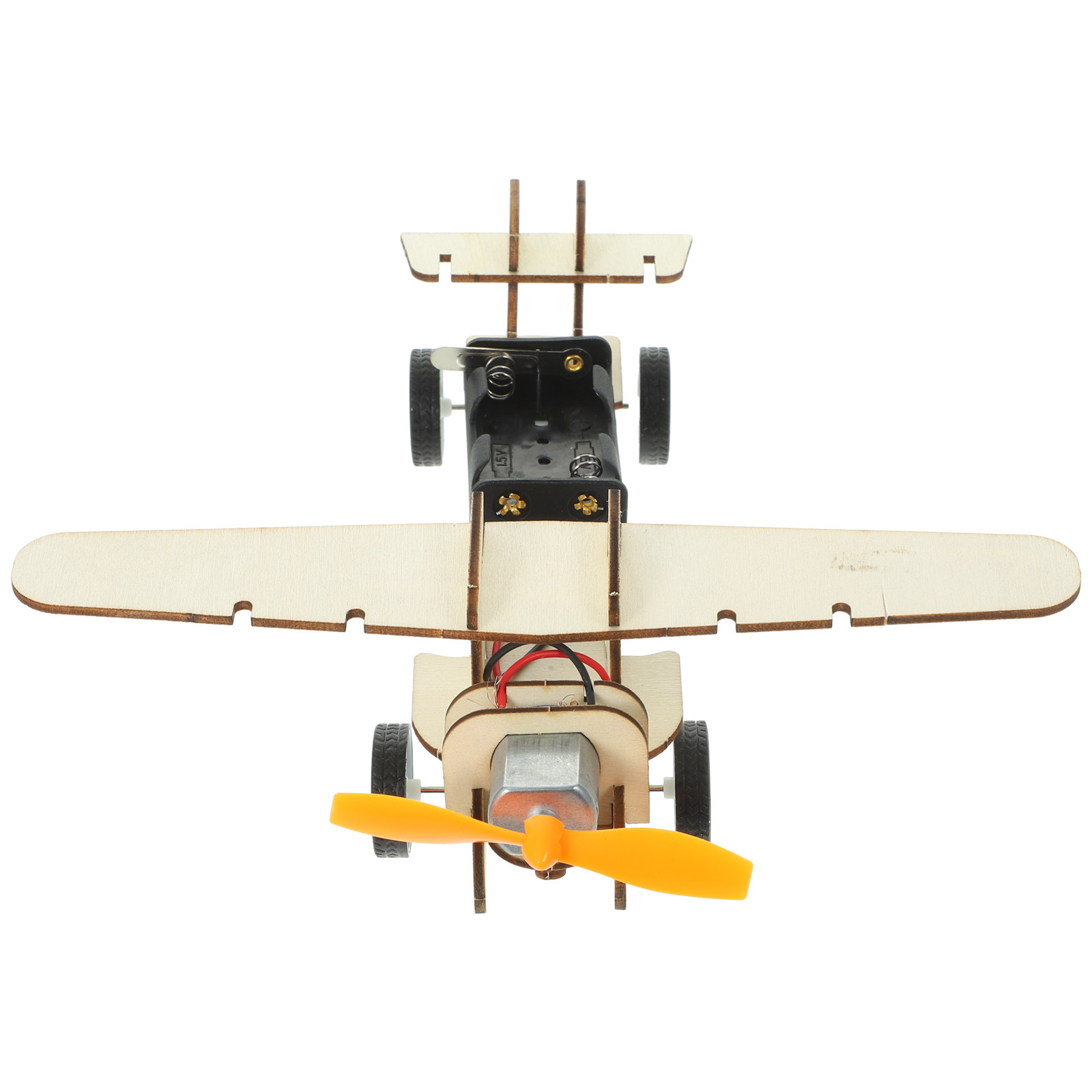 Science Project Kit - 1 Set Holz-Gleitflugzeug DIY Wissenschafts-Set für