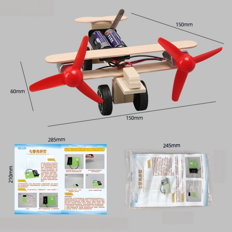 1-3 Stück Doppelpropeller-Sege – Science Project Kit Bewertung und Preis