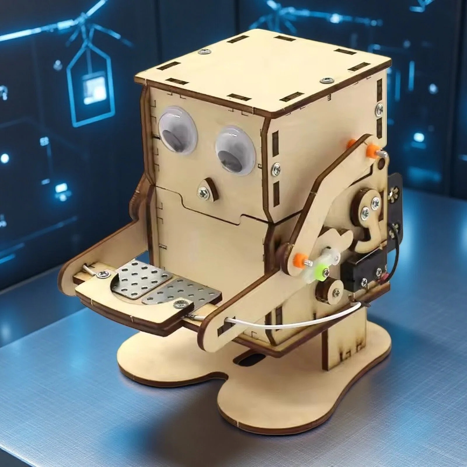Münzschluckender Roboter Model – Science Diy Model Bewertung und Preis