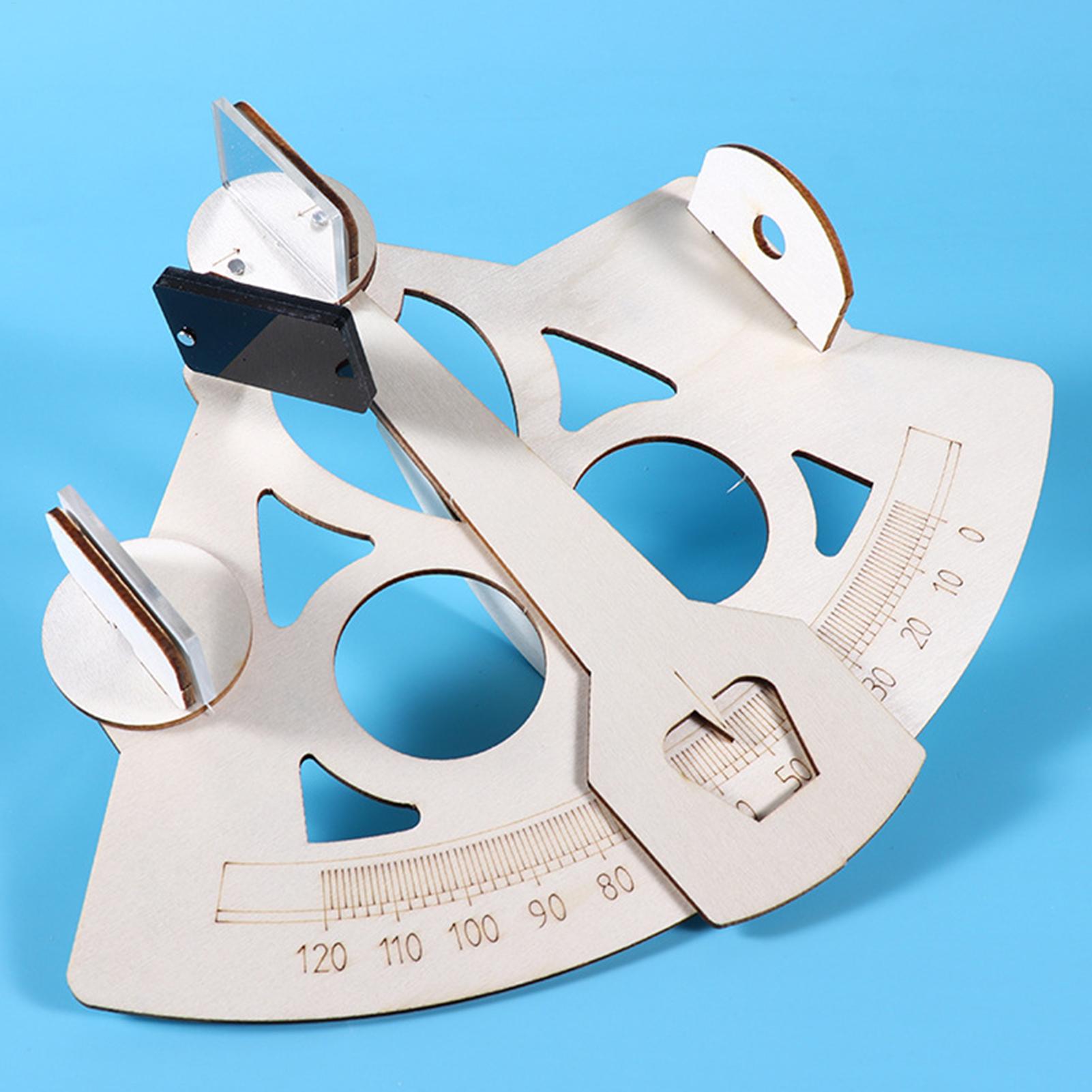 Hölzernes DIY Seemanns-Sextant – Science Project Kit Bewertung und Preis