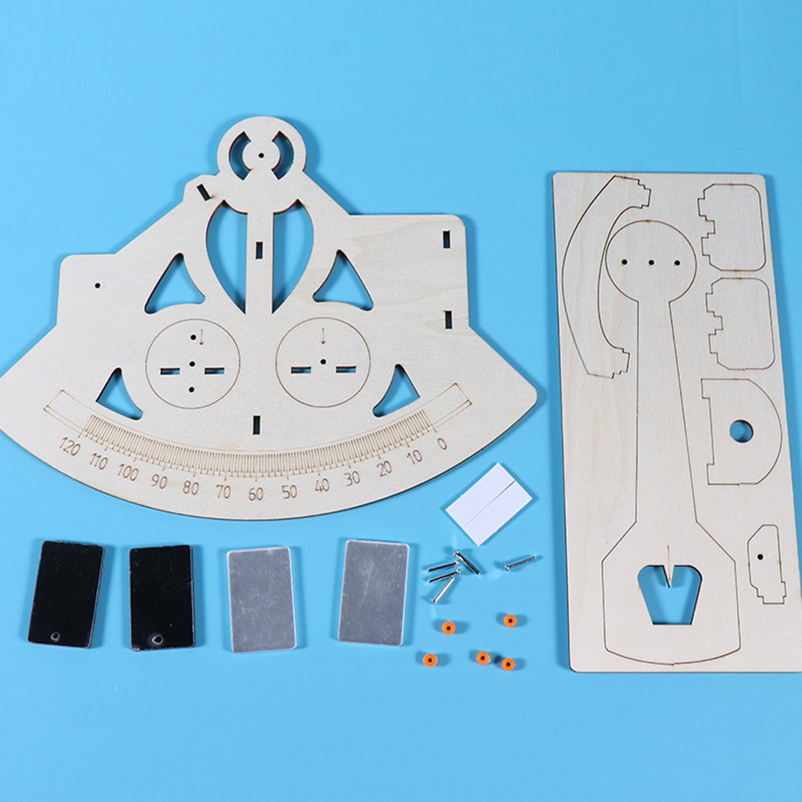 Hölzernes DIY Seemanns-Sextant – Science Project Kit Bewertung und Preis